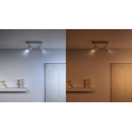 SET 3x Bombilla LED RGBW regulable PAR16 GU10/4,7W/230V 2200-6500K Wi-Fi - WiZ