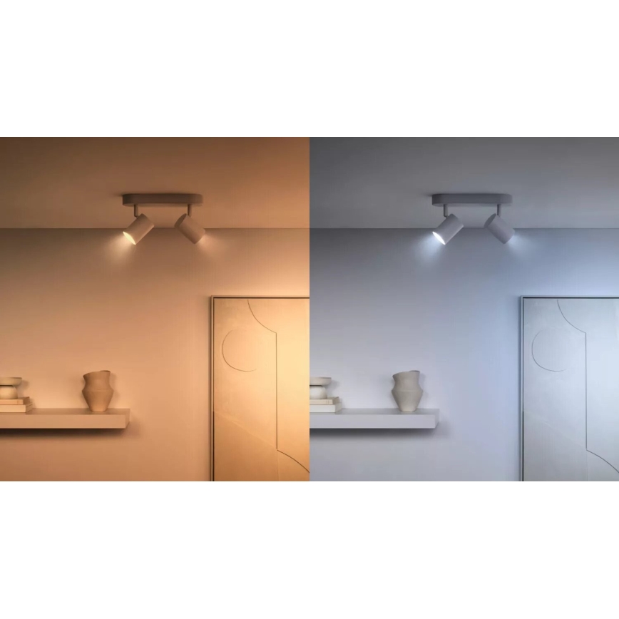 SET 3x Bombilla LED RGBW regulable PAR16 GU10/4,7W/230V 2200-6500K Wi-Fi - WiZ