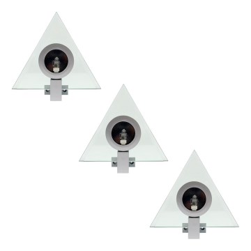 Set 3x Foco PYRAMID 3xG4/20W/230V/12V