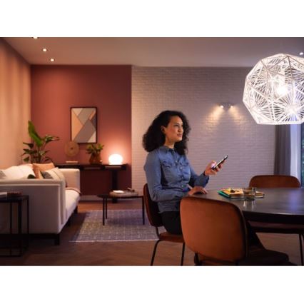 SET 4x bombillas LED regulables Philips Hue WHITE A60 E27/9W/230V 2700K