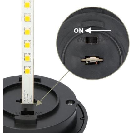 SET DE 4 lámparas solares LED 4xLED/3,6V 1xAAA IP44 100 mAh