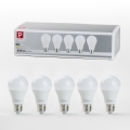 SET 5x Bombilla LED A60 E27/9W/230V 2700K - Paulmann 28780