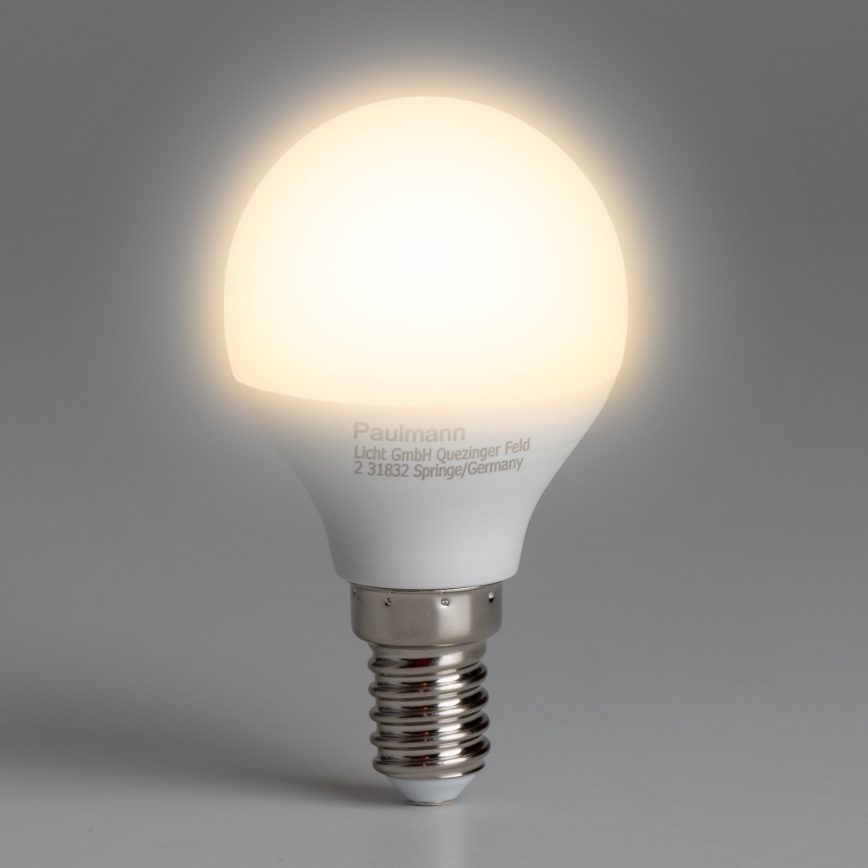 SET 5x Bombilla LED P45 E14/5,5W/230V 2700K - Paulmann 28783