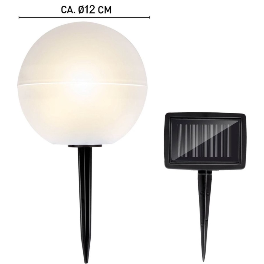SET 5x Lámpara solar LED LED/3,2V multicolor