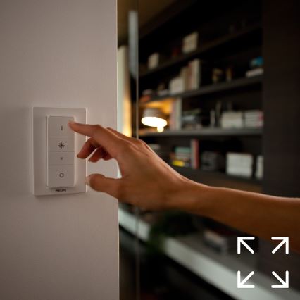 Set básico Philips Hue WHITE AMBIANCE 2xE27/8W/230V + dispositivo de conexión