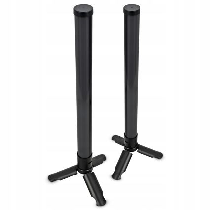 Set de 2 lámparas de sobremesa regulables LED RGBIC, 5W/5V, negras + mando a distancia