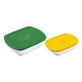 Set de 2 recipientes de vidrio para alimentos PYREX 1,2/2,5 l