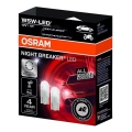 SET DE 2x Bombilla LED para coche NIGHT BREAKER W2.1x9.5d/1W/12V 5700K - Osram