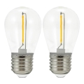 SET DE 2x Bombilla LED PARTY E27/0,3W/36V
