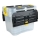 SET DE 3 cajas de almacenamiento DRAGON 15 l negro/transparente
