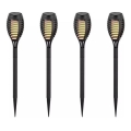 SET DE 4 lámparas solares LED 4xLED/3,6V 1xAAA IP44 100 mAh