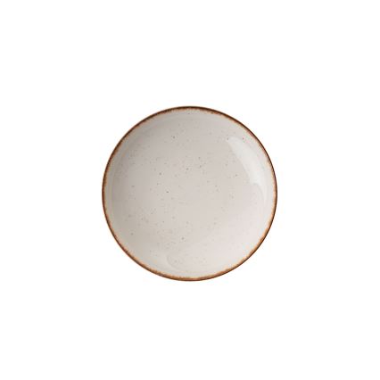 Set de vajilla de 24 piezas beige/marrón/porcelana