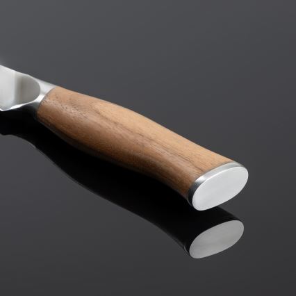 Gudaro - JUEGO de 5 cuchillos de cocina de acero Damasco TAKUMI + soporte para cuchillos y tijeras para aves