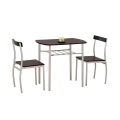 Set para balcón LANCE 82x50 cm metal/wengué