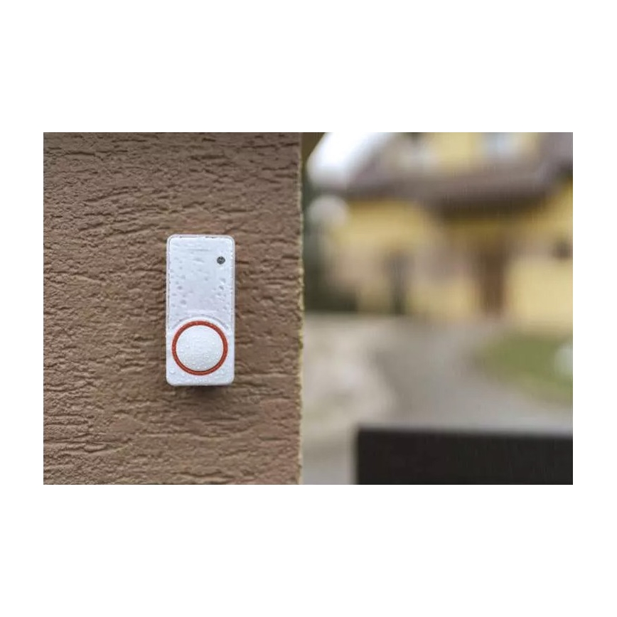 SET Timbre inalámbrico para toma de corriente + 2x pulsador 230V IP44