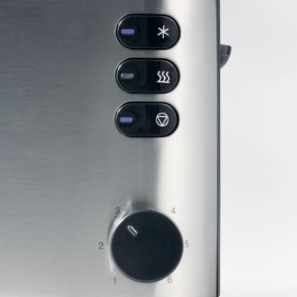 Severin AT 2514 - Tostadora de dos ranuras 850W/230V acero inoxidable/negro