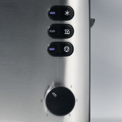 Severin AT 2515 - Tostadora de 2 ranuras 1000W/230V acero inoxidable/negro