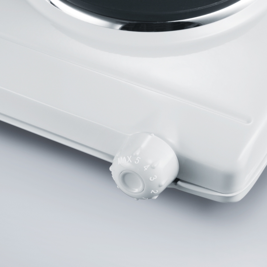 Severin DK 1042 - Placa eléctrica doble 2500 W/230 V blanca