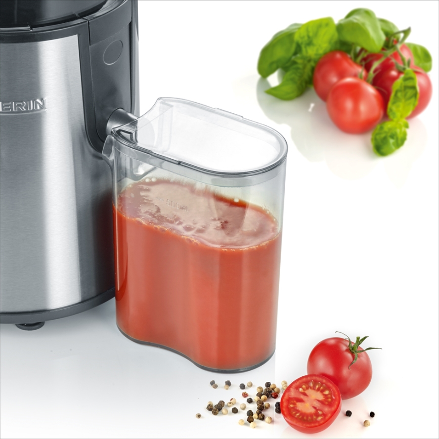 Severin ES 3566 - Extractor de zumos 0,5 l 400W/230V acero inoxidable/gris