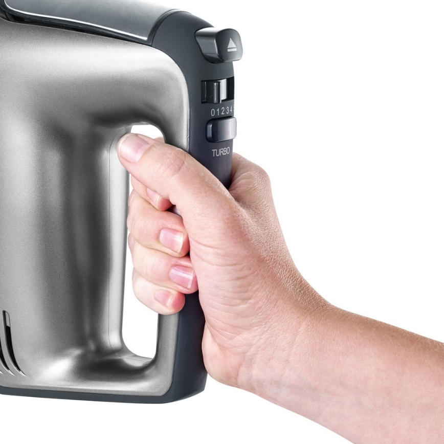 Severin HM 3832 - Batidora de mano 400W/230V acero inoxidable/negro