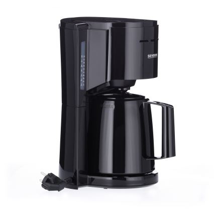 Severin KA 9306 - Cafetera con jarra térmica 1 l 1000W/230V negra