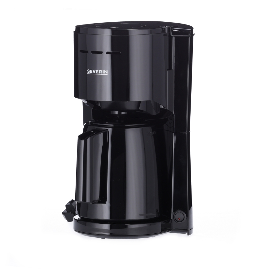 Severin KA 9306 - Cafetera con jarra térmica 1 l 1000W/230V negra