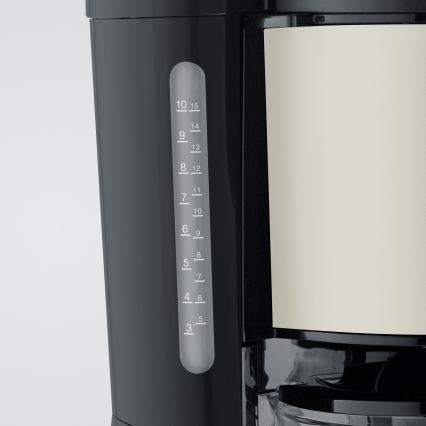 Severin KA 9575 - Cafetera de goteo 1000W/230V beige/negro