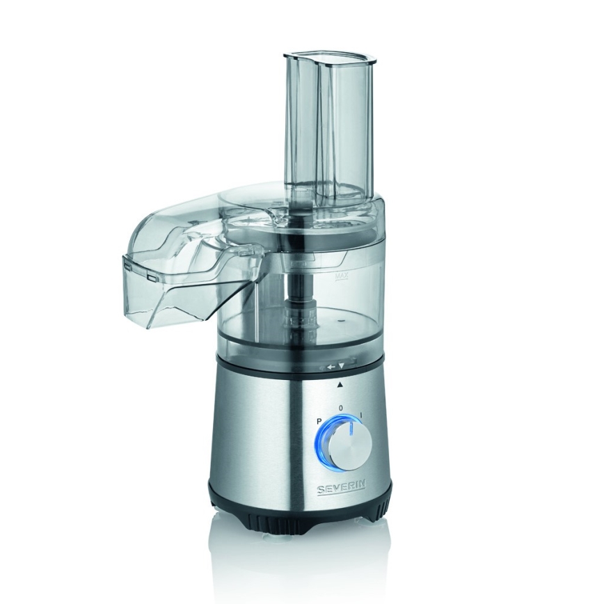 Severin KM 3865 - Picadora de alimentos 400 W/230 V acero inoxidable/negro