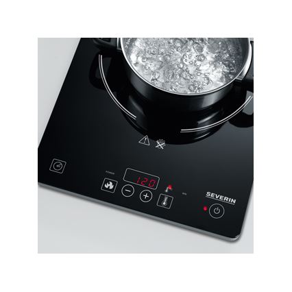 Severin KP 1071 - Placa de inducción de una zona 2000W/230V negra