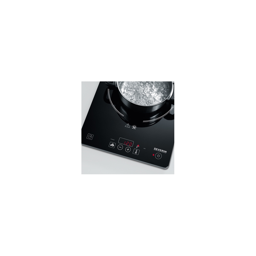 Severin KP 1071 - Placa de inducción de una zona 2000W/230V negra