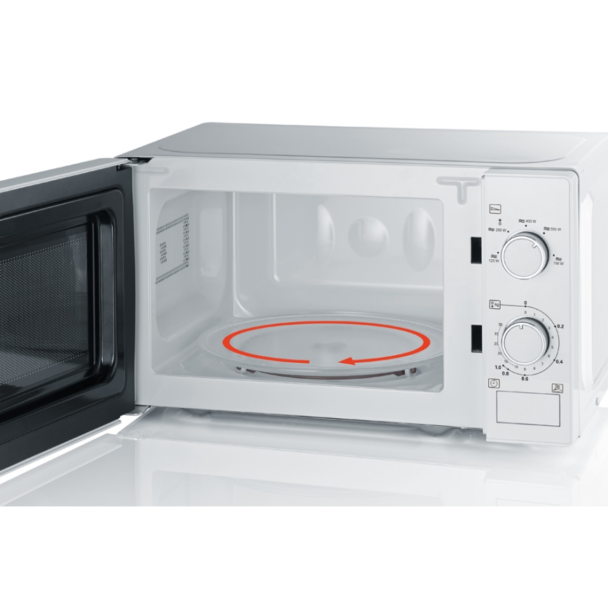 Severin MW 7770 - Microondas 700 W/230 V 20 l blanco