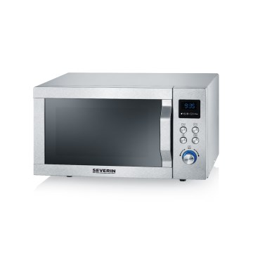 Severin MW 7774 - Microondas 3 en 1 1950W/230V 25 l acero inoxidable