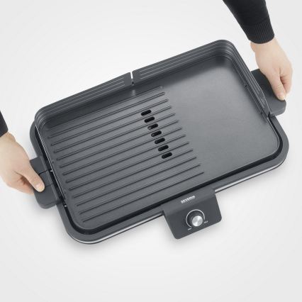 Severin PG 8564 - Parrilla eléctrica de sobremesa 2300W/230V 50x30 cm negra