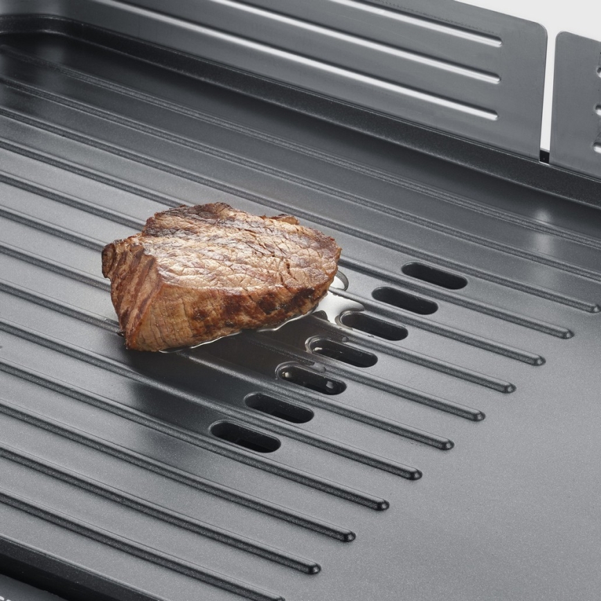 Severin PG 8564 - Parrilla eléctrica de sobremesa 2300W/230V 50x30 cm negra