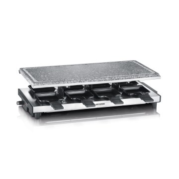 Severin RG 2374 - Raclette con piedra volcánica 1500W/230V