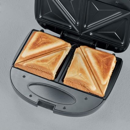 Severin SA 2969 - Tostadora 700W/230V acero inoxidable/negra