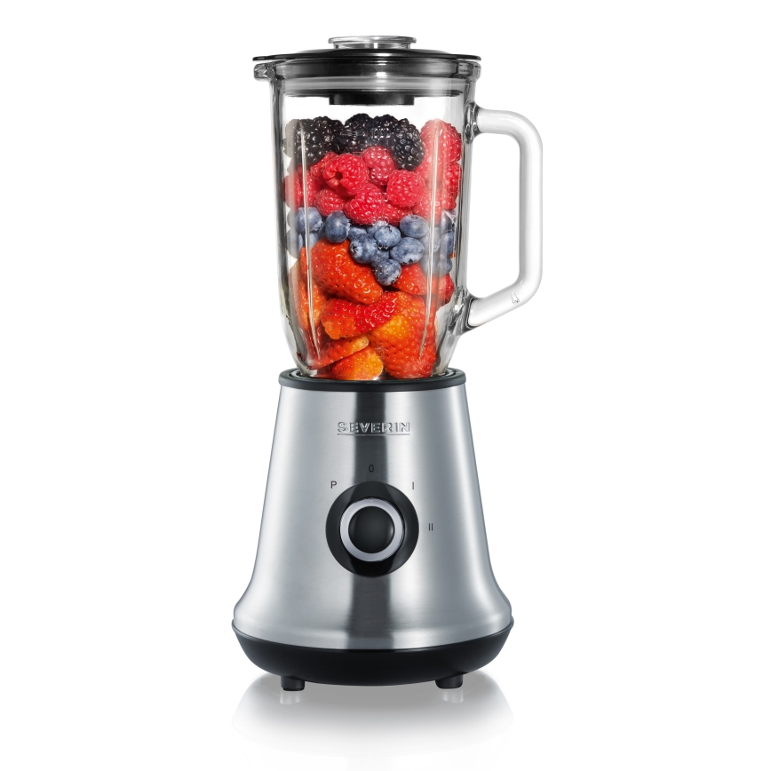 Severin SM 3737 - Batidora de sobremesa 1 l 500 W/230 V acero inoxidable/negro