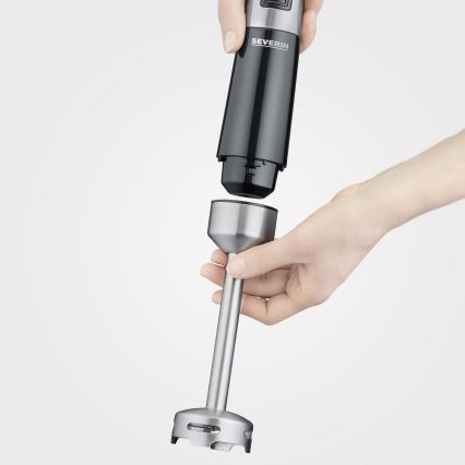 Severin SM 3771 - Batidora de mano 600W/230V acero inoxidable/negro