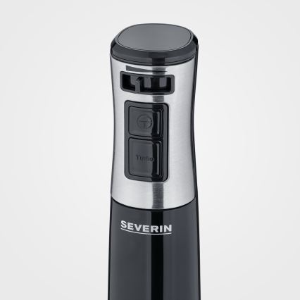 Severin SM 3771 - Batidora de mano 600W/230V acero inoxidable/negro