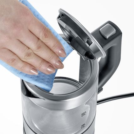 Severin WK 3472 - Hervidor eléctrico 0,5 l 1100W/230V acero inoxidable/vidrio