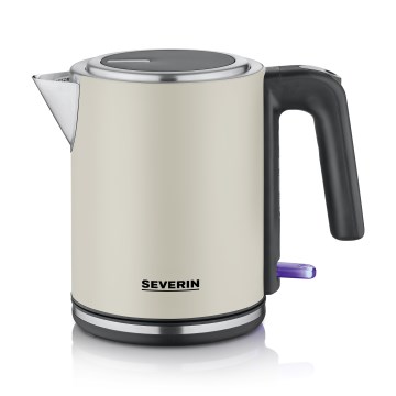 Severin WK 9577 - Hervidor eléctrico de ebullición rápida 1 l 2400W/230V beige