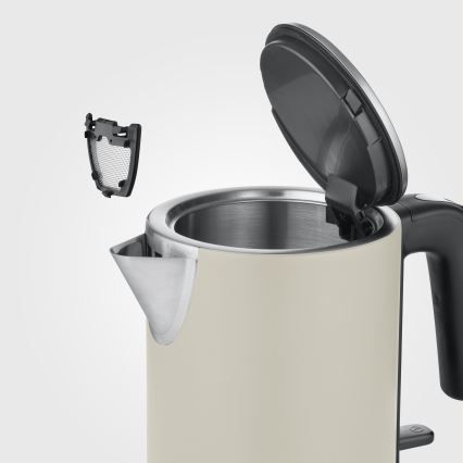 Severin WK 9577 - Hervidor eléctrico de ebullición rápida 1 l 2400W/230V beige