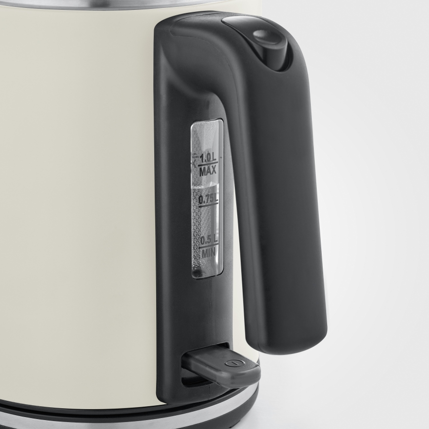 Severin WK 9577 - Hervidor eléctrico de ebullición rápida 1 l 2400W/230V beige