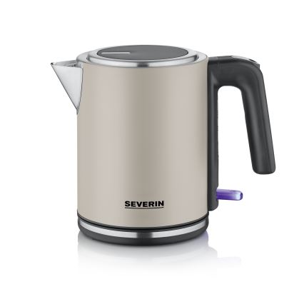 Severin WK 9577 - Hervidor eléctrico de ebullición rápida 1 l 2400W/230V beige