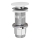 Silfra - Desagüe para lavabo Ø 6,7 cm blanco/cromo brillante