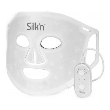 Silk’n - LED RGB Mascarilla facial terapéutica LED/5V 2000 mAh blanca + control remoto