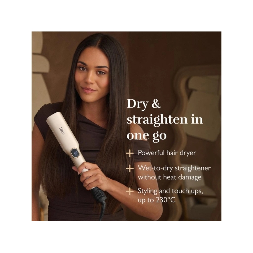 Silk’n - Secador de pelo 3 en 1 SILKYAIR TRINITY 230V dorado