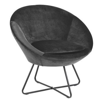 Silla BERYL gris oscuro