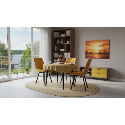 Silla de comedor ADINA amarillo