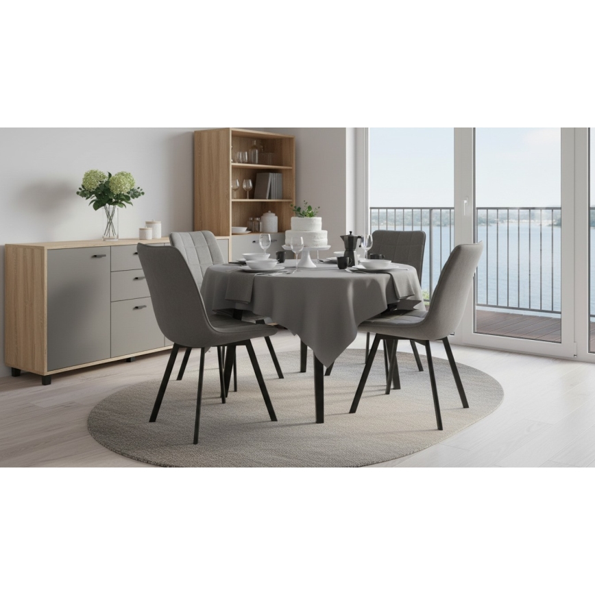 Silla de comedor ADINA gris